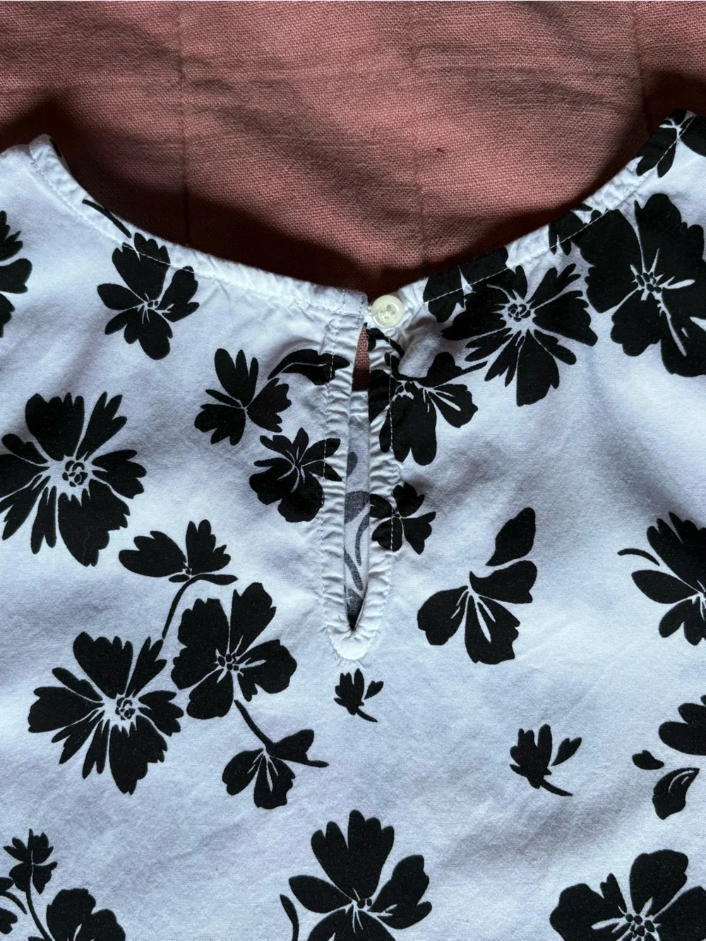 J. Crew Floral Camisole- Size Small- Black & White- Feminine Tank
